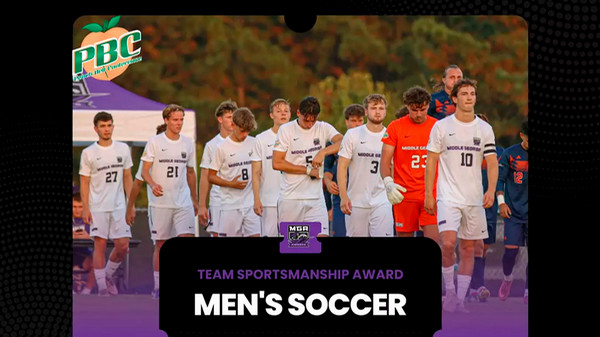 mga soccer team with sportsmanship award graphic